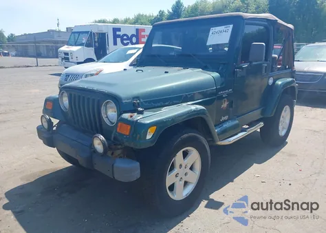 2000 Jeep Wrangler / Tj Sahara from USA, damaged, VIN 1J4FA59S0YP748057